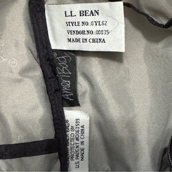LL Bean Ameribag Healthy Back Bag Sling‎ Backpack ~ Red Quilted Travel Outdoor main image 6